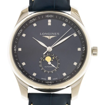 Longines Master Automatic Diamond Blue Dial Men's Watch L2.919.4.97.0