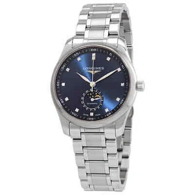 Pre-owned Longines Master Automatic Diamond Blue Dial Men's Watch L29094976