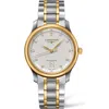 Longines Master Automatic Diamond Bracelet Watch, 38.5mm In Silver/gold