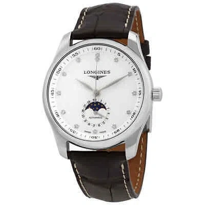 Pre-owned Longines Master Automatic Diamond Silver Dial Men's Watch L2.909.4.77.3