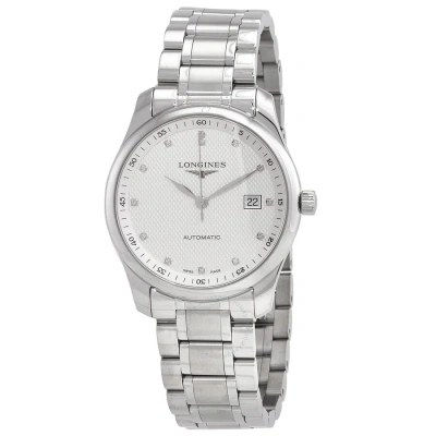 Longines Master Automatic Diamond White Dial Men's Watch L27934776 In Gray