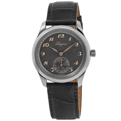 Longines Master Automatic Special Edition Grey Dial Leather Strap Men's Watch