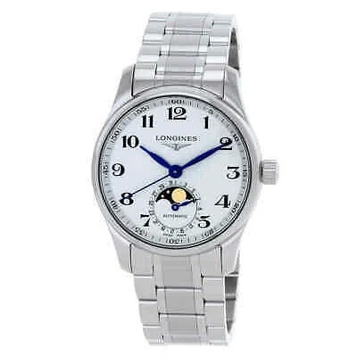 Pre-owned Longines Master Automatic White Dial Ladies Watch L2.409.4.78.6