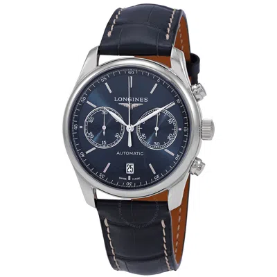 Longines Master Chronograph Automatic Blue Dial Men's Watch L2.629.4.92.0 In Blue/silver Tone