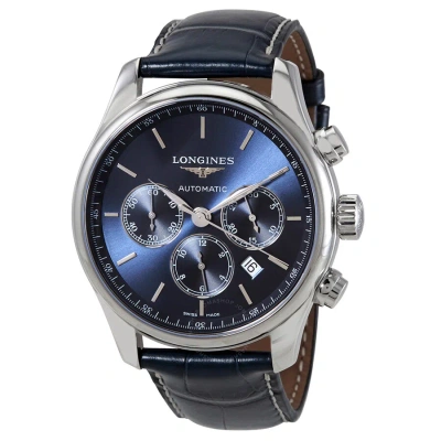 Longines Master Chronograph Automatic Men's Watch L2.859.4.92.0 In Blue