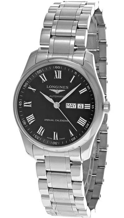 Pre-owned Longines Master Collection Auto 40mm Ss Black Dial Men's Watch L2.910.4.51.6