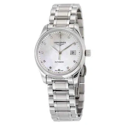 Pre-owned Longines Master Collection Automatic Mop Dial Ladies Watch L2.257.4.87.6