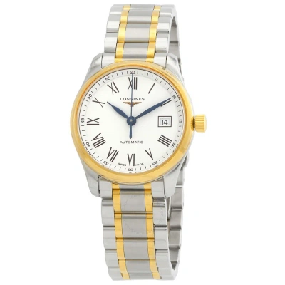 Longines Master Collection Automatic White Dial Ladies Watch L2.257.5.11.7 In Metallic