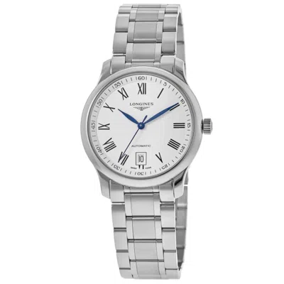 Longines Master Collection Automatic White Dial Stainless Steel Men's Watch L2.628.4.11.6 In Silver