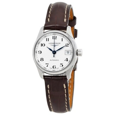 Longines Master Collection Date Automatic Ladies Watch L21284783 In Brown