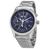 LONGINES LONGINES MASTER COLLECTION MOON PHASE CHRONOGRAPH AUTOMATIC SUNRAY BLUE DIAL MEN'S WATCH L2.773.4.92