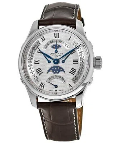 Pre-owned Longines Master Collection Moonphase Retrograde Men's Watch L2.739.4.71.3