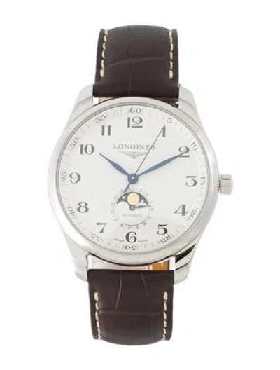 Pre-owned Longines Master Collection Moonphase Watch In Multi