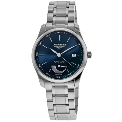Longines Master Collection Power Reserve 40mm Automatic Blue Dial Steel Men's Watch L2.908.4.92.6 In Metallic