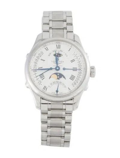 Pre-owned Longines Master Collection Retrograde Watch, 41mm In Multi