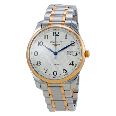 Longines Master Silver Dial Automatic Men's Watch L2.893.5.79.7 In Two Tone  / Blue / Gold / Rose / Rose Gold / Silver