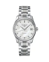 Longines L2.128.4.77.6 Master Collection Stainless Steel And Diamond Automatic Watch In Champagne/silver
