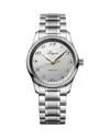 Longines Master Watch, 34mm In Silver/silver
