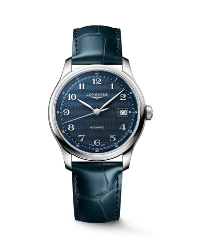 Longines Master Watch, 39mm In Blue