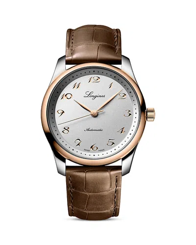 Longines Master Watch, 40mm In Brown