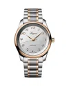 Longines Master Watch, 34mm In Silver/two-tone