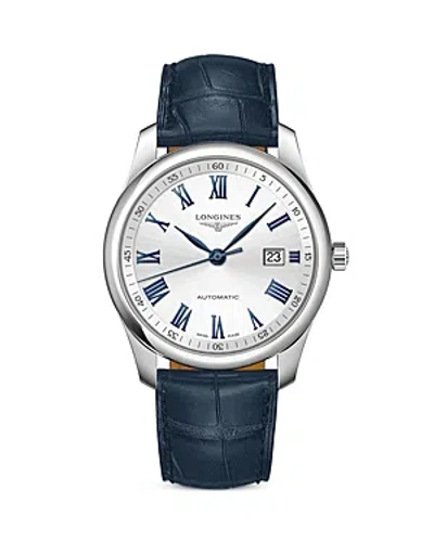 Longines Master Watch, 40mm In White/navy