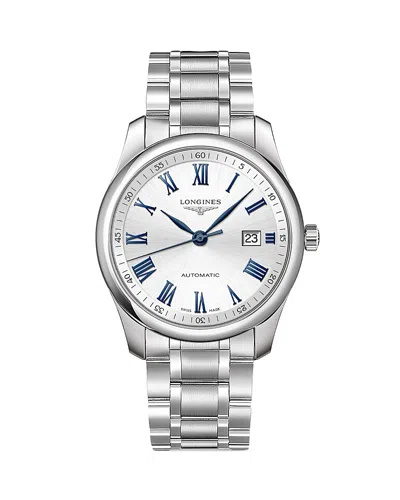 Longines Master Watch, 40mm In White/silver
