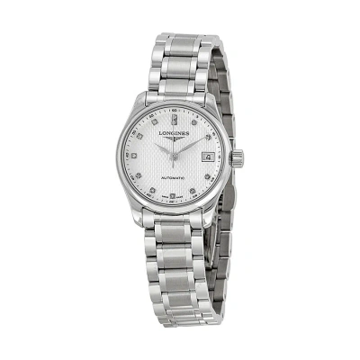 Longines Masters Silver Dial Ladies Watch L2.128.4.77.6 In Metallic