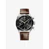 Longines Spirit Flyback Chronograph, 42mm In Black