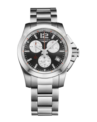 Longines Men's Conquest Watch In Silver