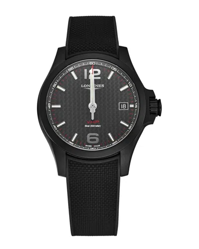 Longines Men's Conquestvhp Watch In Black