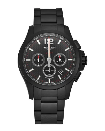 Longines Men's Conquestvhp Watch In Black