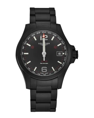 Longines Men's Conquestvhp Watch In Black