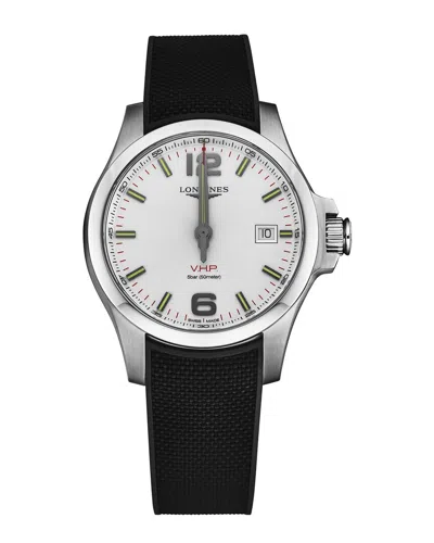 Longines Men's Conquestvhp Watch, Circa 2020s In Black