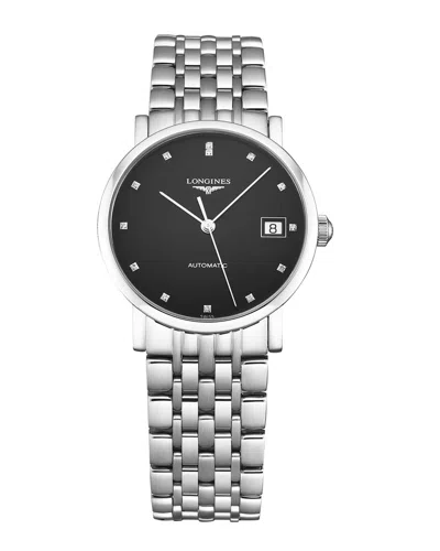 Longines Men's Elegant Diamond Watch In Metallic
