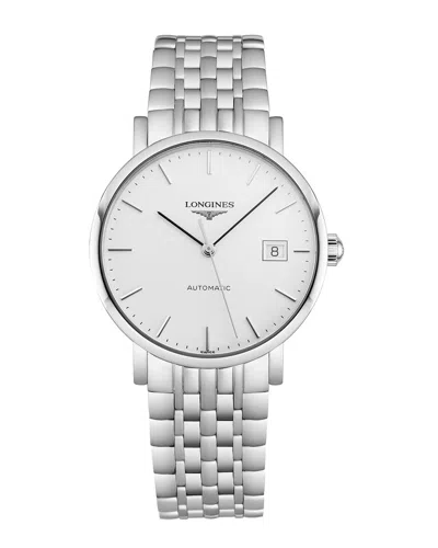 Longines Men's Elegant Watch In Metallic