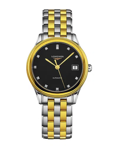 Longines Men's Flagship Diamond Watch In Gold