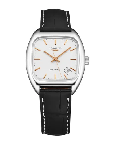 Longines Men's Heritage Watch In Black