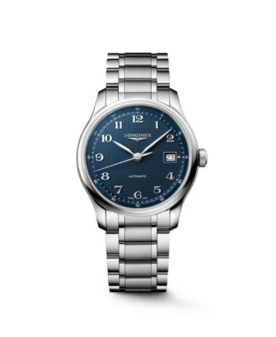 Longines Men's Master Collection Silver Stainless Steel Strap Watch 39mm