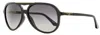 Longines Men's Pilot Sunglasses Lg0003-h 01b Black 59mm In Purple