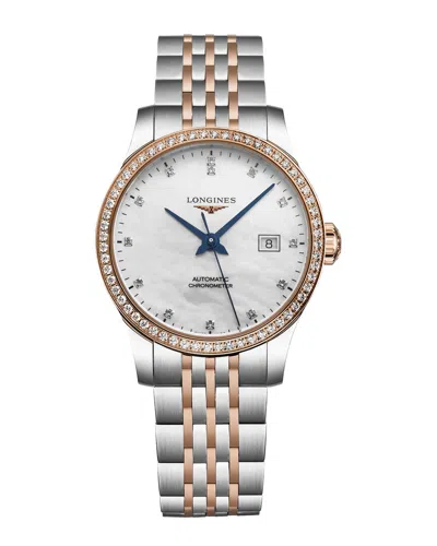 Pre-owned Longines Men's Record Watch, Circa 2020s (authentic Pre-loved)