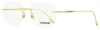 Longines Men's Rimless Eyeglasses Lg5002h 030 Palladium 53mm In Multi