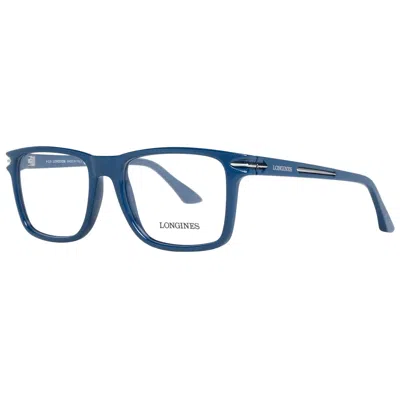 Longines Men' Spectacle Frame  Lg5008-h 53090 Gbby2 In Blue