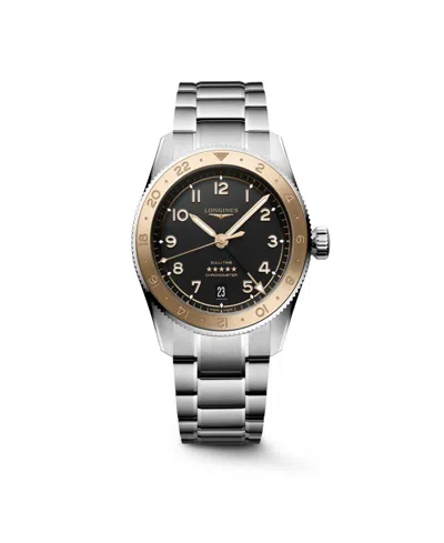Longines Men's Spirit Zulu Time Automatic Stainless-steel Watch, 39mm