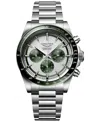 Longines Men's Swiss Automatic Chronograph Conquest Stainless Steel Bracelet Watch 42mm In No Color