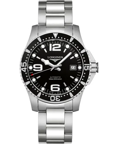 Longines Hydroconquest Automatic Black Dial Ceramic Bezel Steel Men's Watch L3.782.4.56.6
