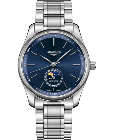 Longines Men's Swiss Automatic Master Stainless Steel Bracelet Watch 40mm In No Color
