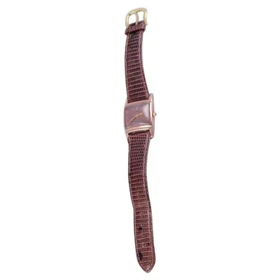 Pre-owned Longines Men's Wristwatch. 10 Karat Gold Filled. Art Deco Style. Approx. 1939. In Multi