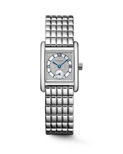 Longines Mini Dolce Vita Watch, 21.5mm X 29mm In Silver