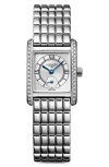 Longines Mini Dolcevita Diamond Pavé Bracelet Watch, 29mm In Silver